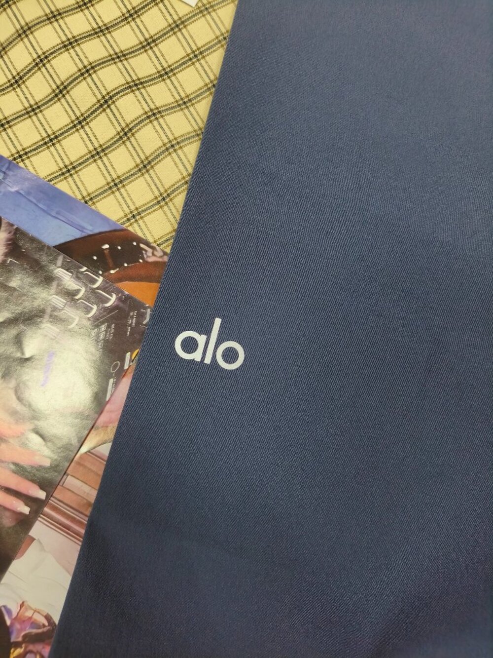 Alo Yoga Navy Blue Suit Up Trouser Easy to Dress Up or Down⏩Regular 30" Inseam👖 - Picture 6 of 7